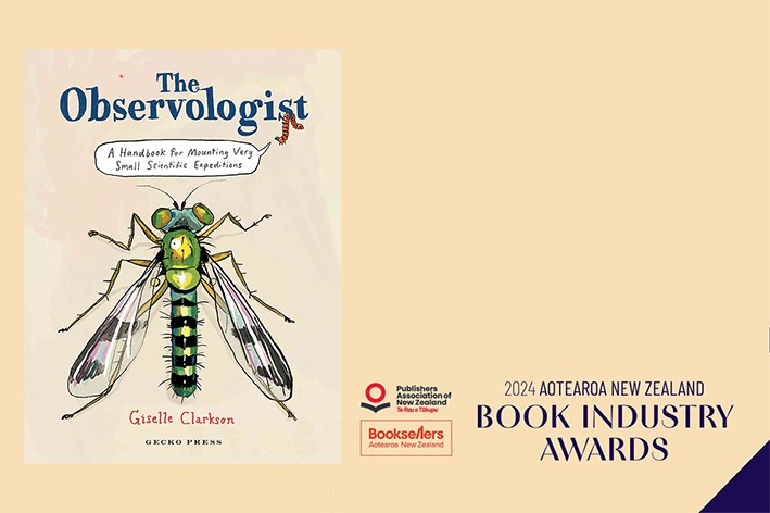 《The Observologist》榮獲紐西蘭2024年年度最佳書商選擇獎 (Aotearoa Booksellers Choice Award)！